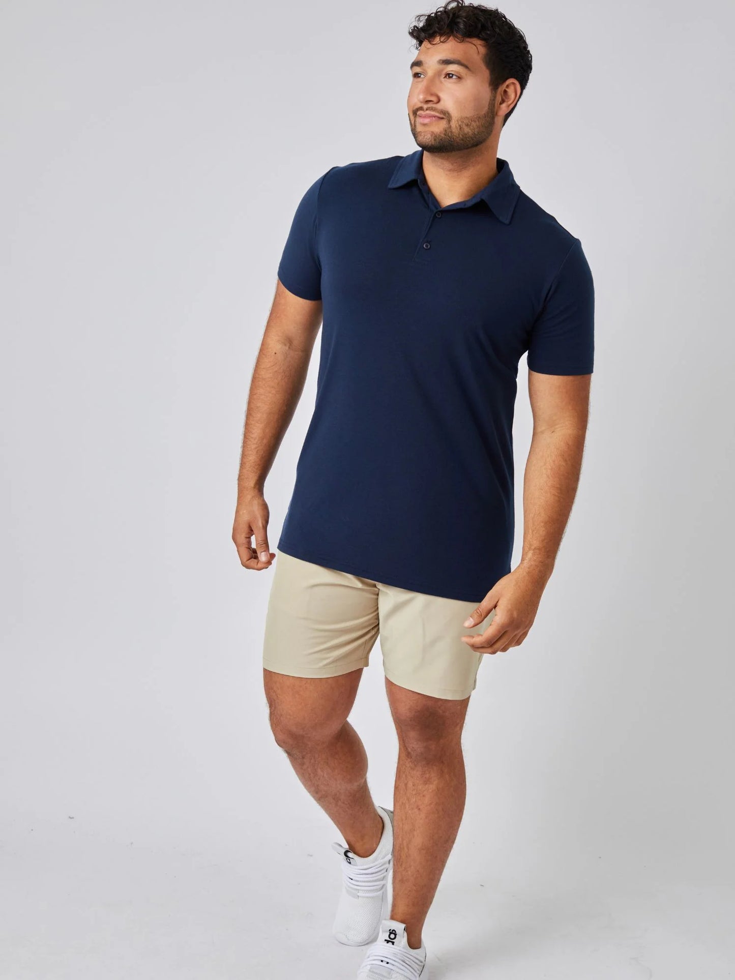 Blue Tones Striped Performance Cool Polo 3-Pack