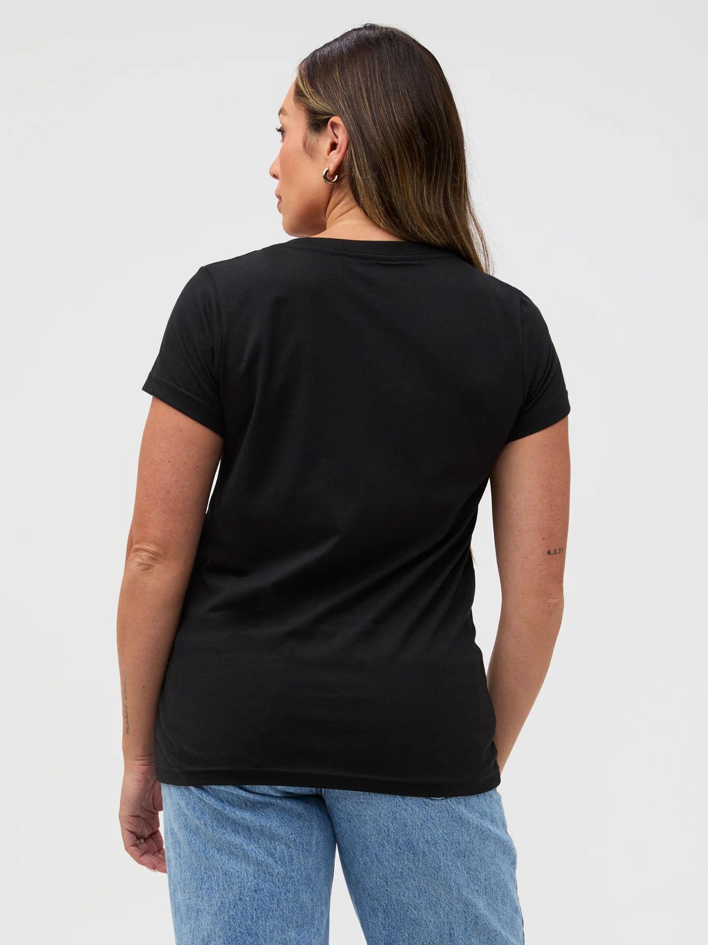 Women's V-Neck All Black 5-Pack
