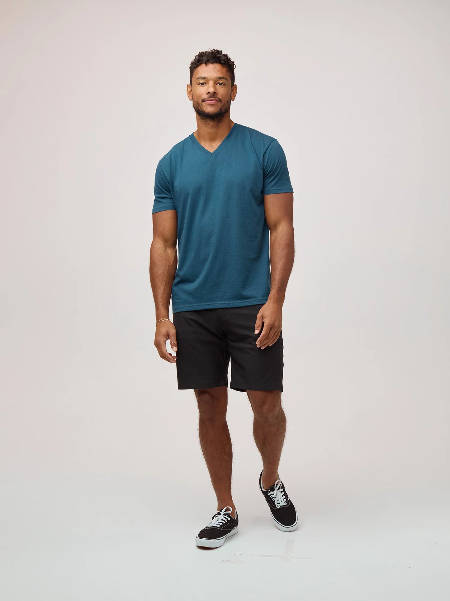 Sea Blue V-Neck