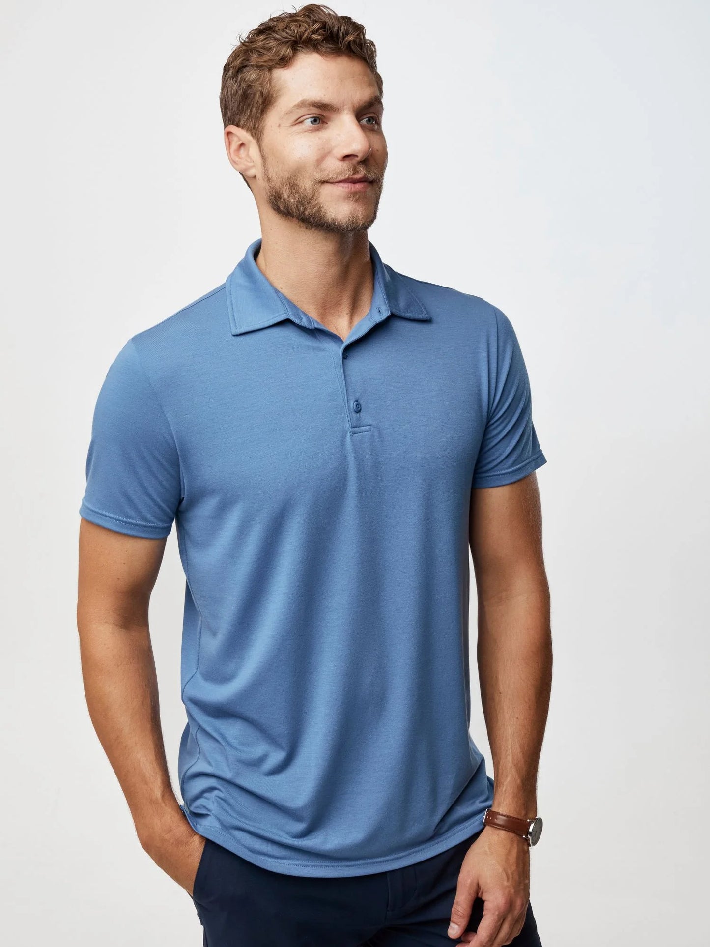 Monsoon Blue Performance Cool Polo