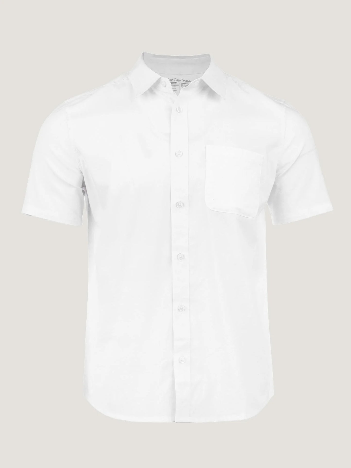 White All Day Short Sleeve Shirt