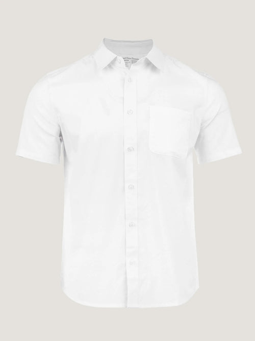White All Day Short Sleeve Shirt