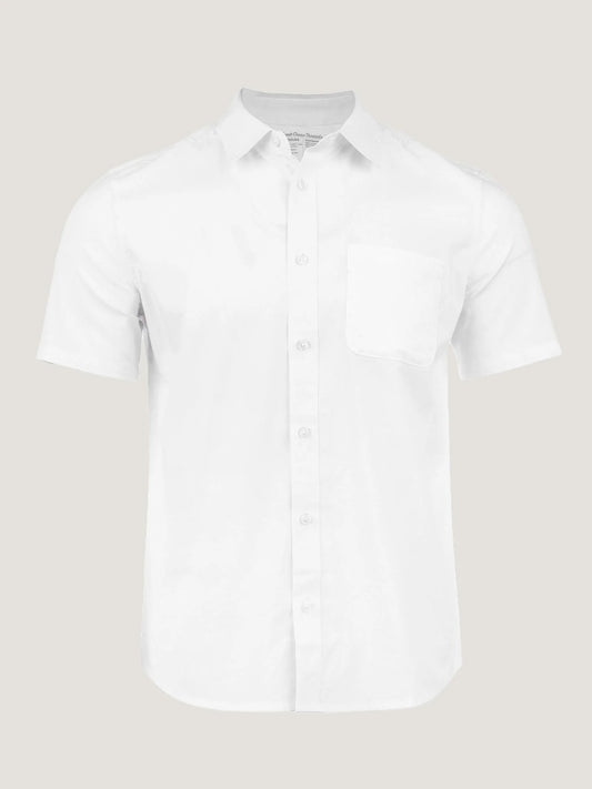 White All Day Short Sleeve Shirt