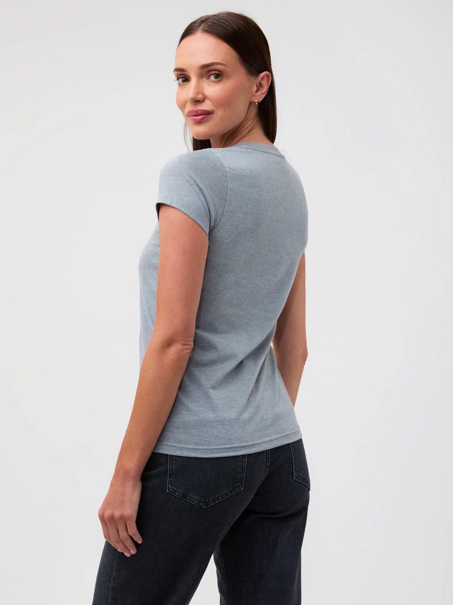 Heather Grey Everyday Crew Neck Tee