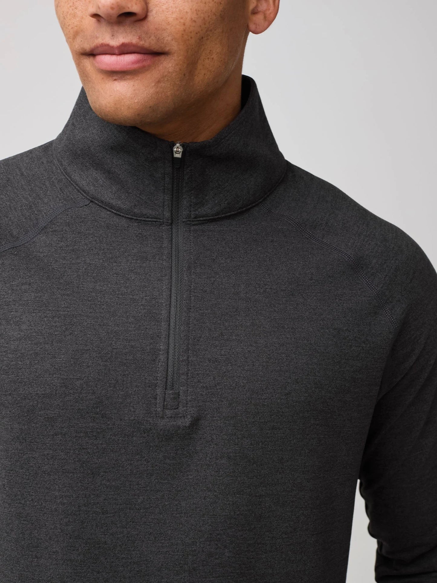 Charcoal Tech Quarter Zip