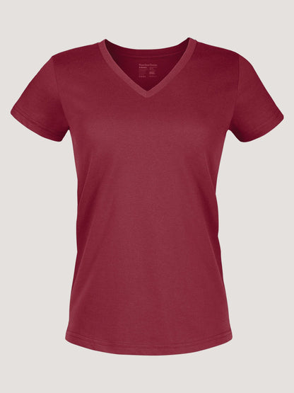 Cosmic Red Everyday V-Neck Tee