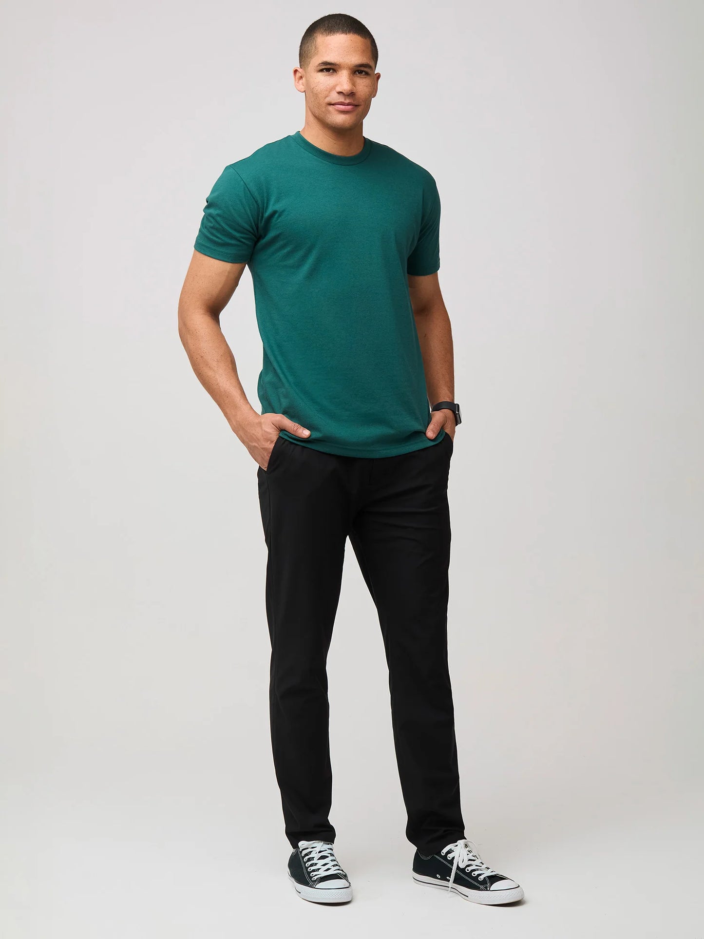 Dark Emerald Crew Neck
