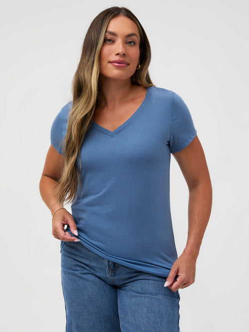 Monsoon Blue Everyday V-Neck Tee