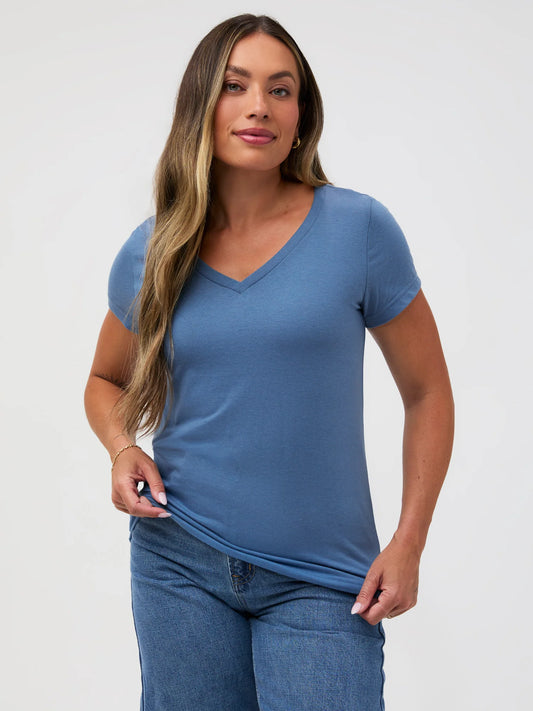 Monsoon Blue Everyday V-Neck Tee