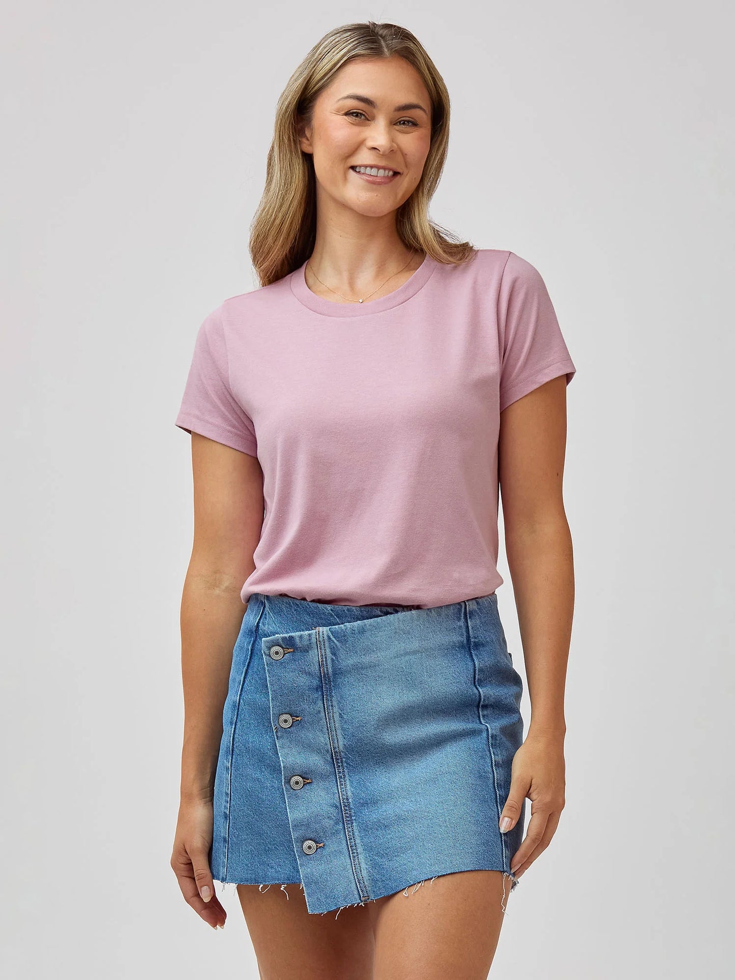Chalk Pink Everyday Crew Neck Tee