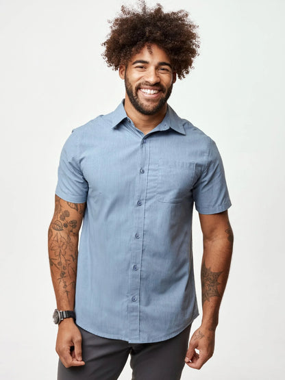 Short Sleeve Button Up Staples 3-Pack