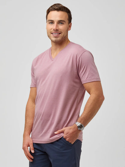 Chalk Pink V-Neck