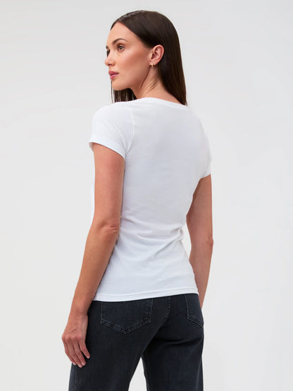 Women's All White V-Neck 3-Pack