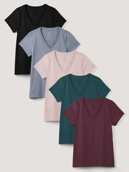 Women's V-Neck Midnight 5-Pack