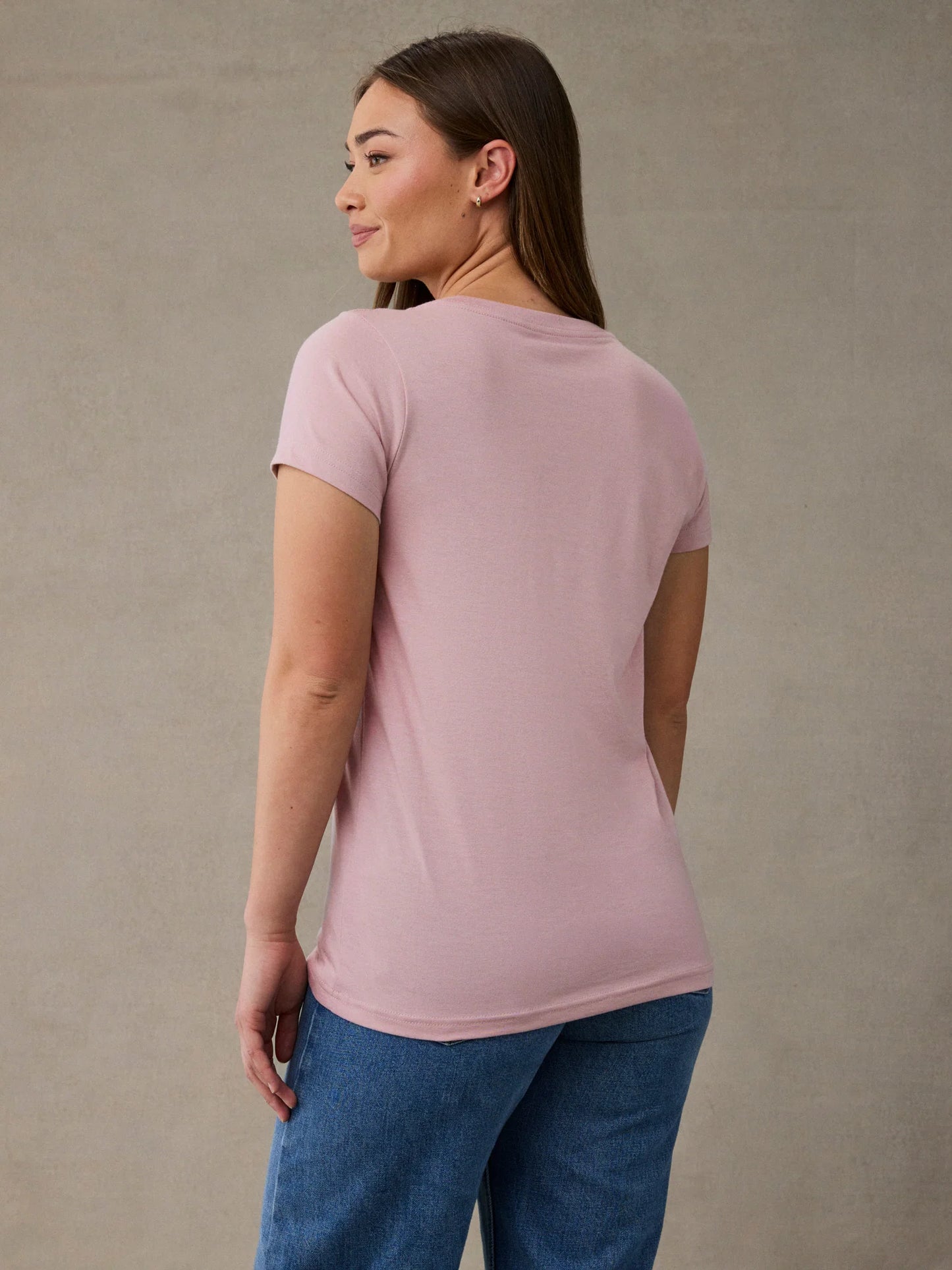 Blush Everyday V-Neck Tee