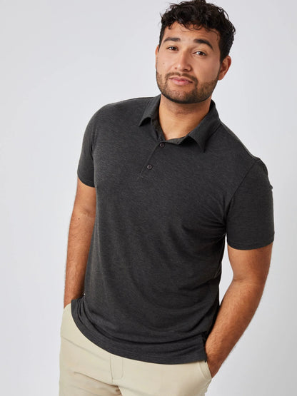 Charcoal Performance Cool Polo