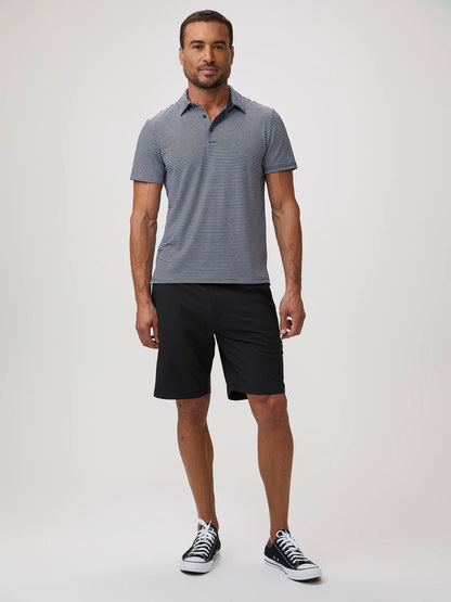 Blue Tones Striped Performance Cool Polo 3-Pack