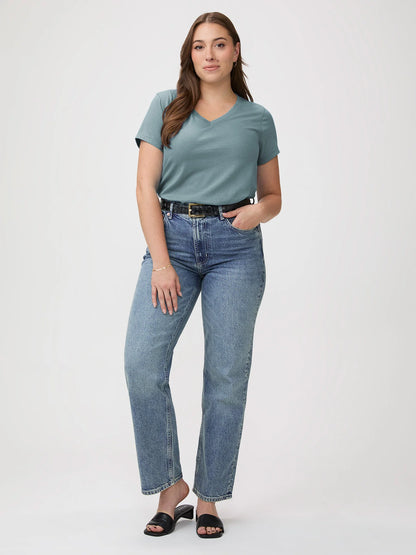 Harbor Mist Everyday V-Neck Tee