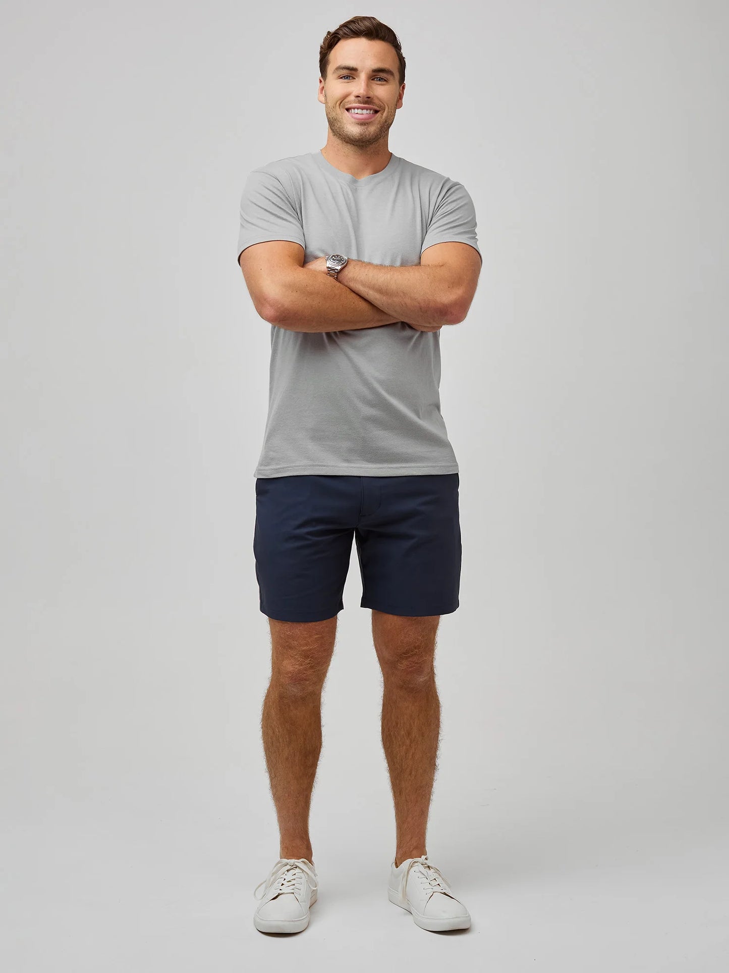 Pebble Grey Crew Neck