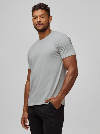 Pebble Grey Crew Neck