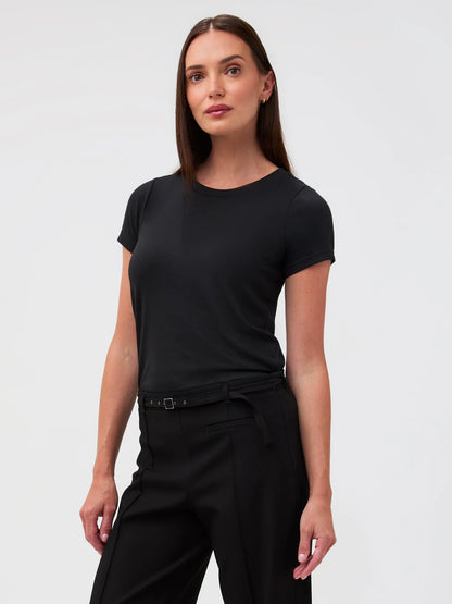 Black Everyday Crew Neck Tee