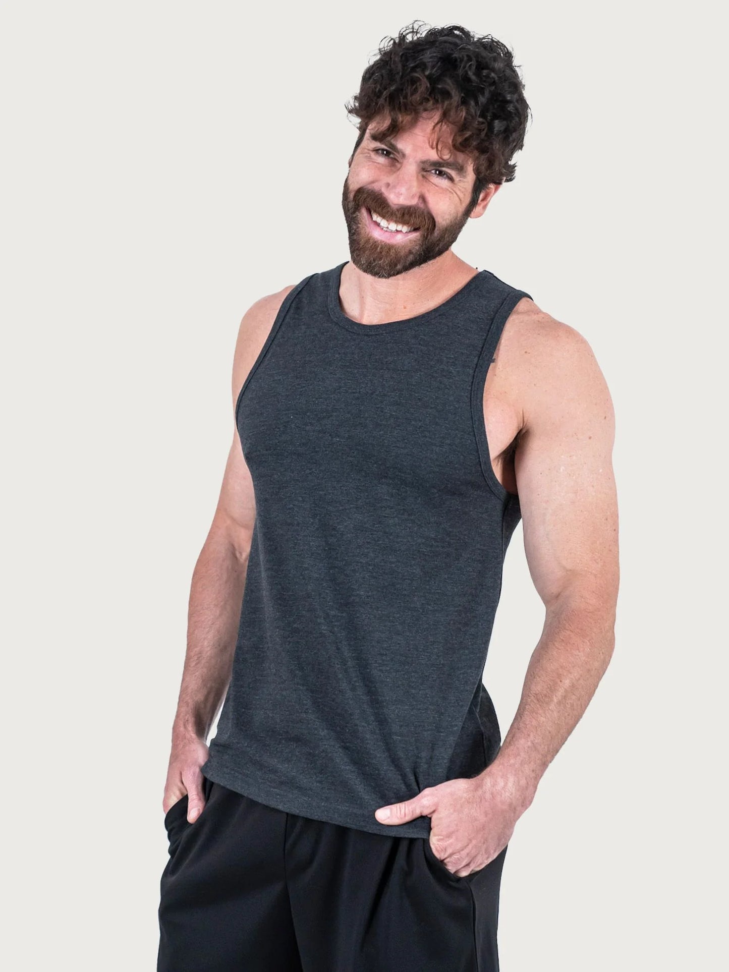 Charcoal Pacific Beach Tank Top FINAL SALE