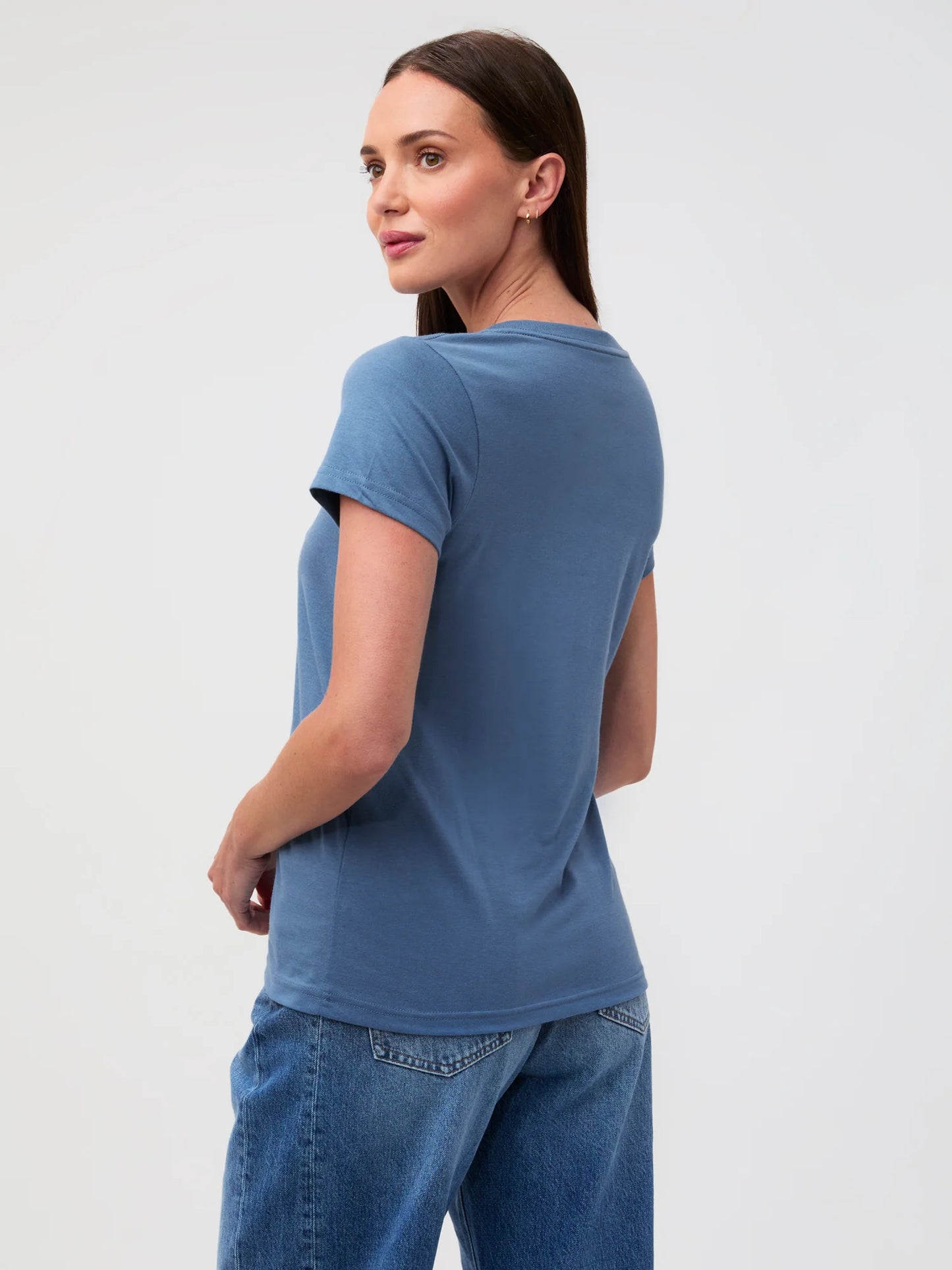 Monsoon Blue Everyday Crew Neck Tee