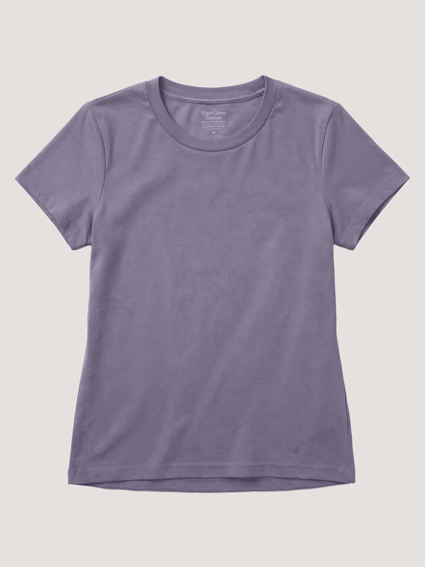 Flint Purple Everyday Crew Neck Tee
