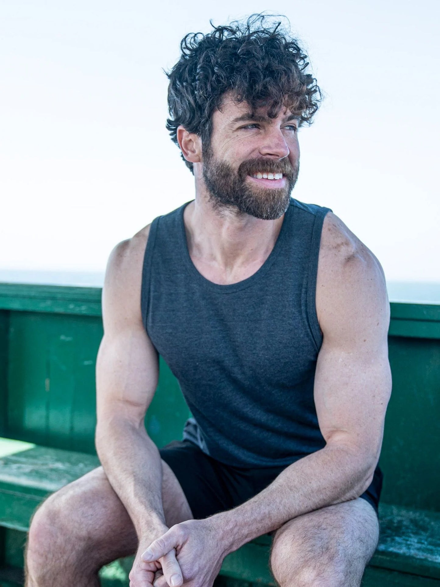 Charcoal Pacific Beach Tank Top FINAL SALE