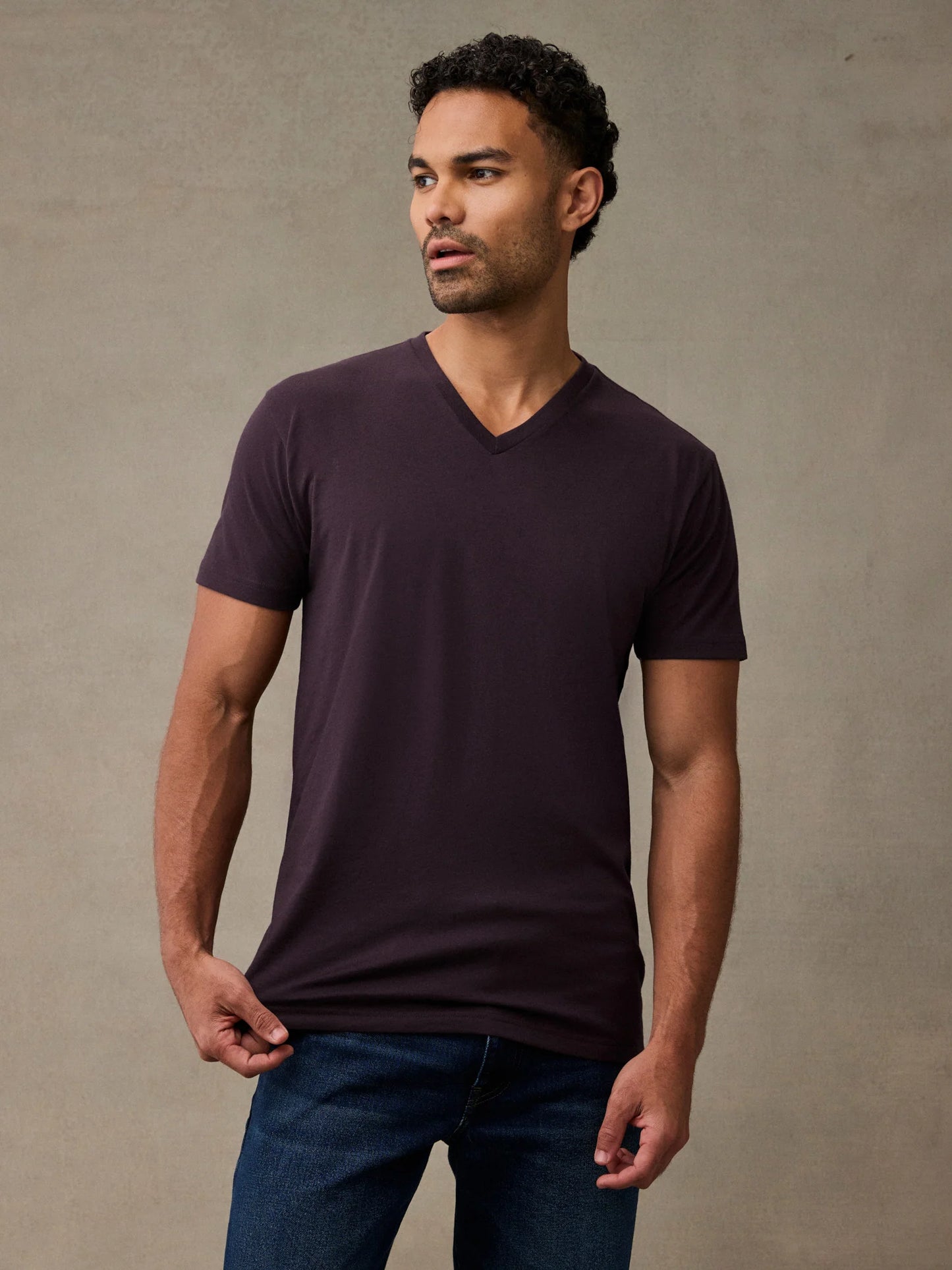 Mulberry V-Neck