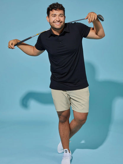 All Black Performance Cool Polo 3-Pack