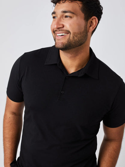 All Black Performance Cool Polo 3-Pack