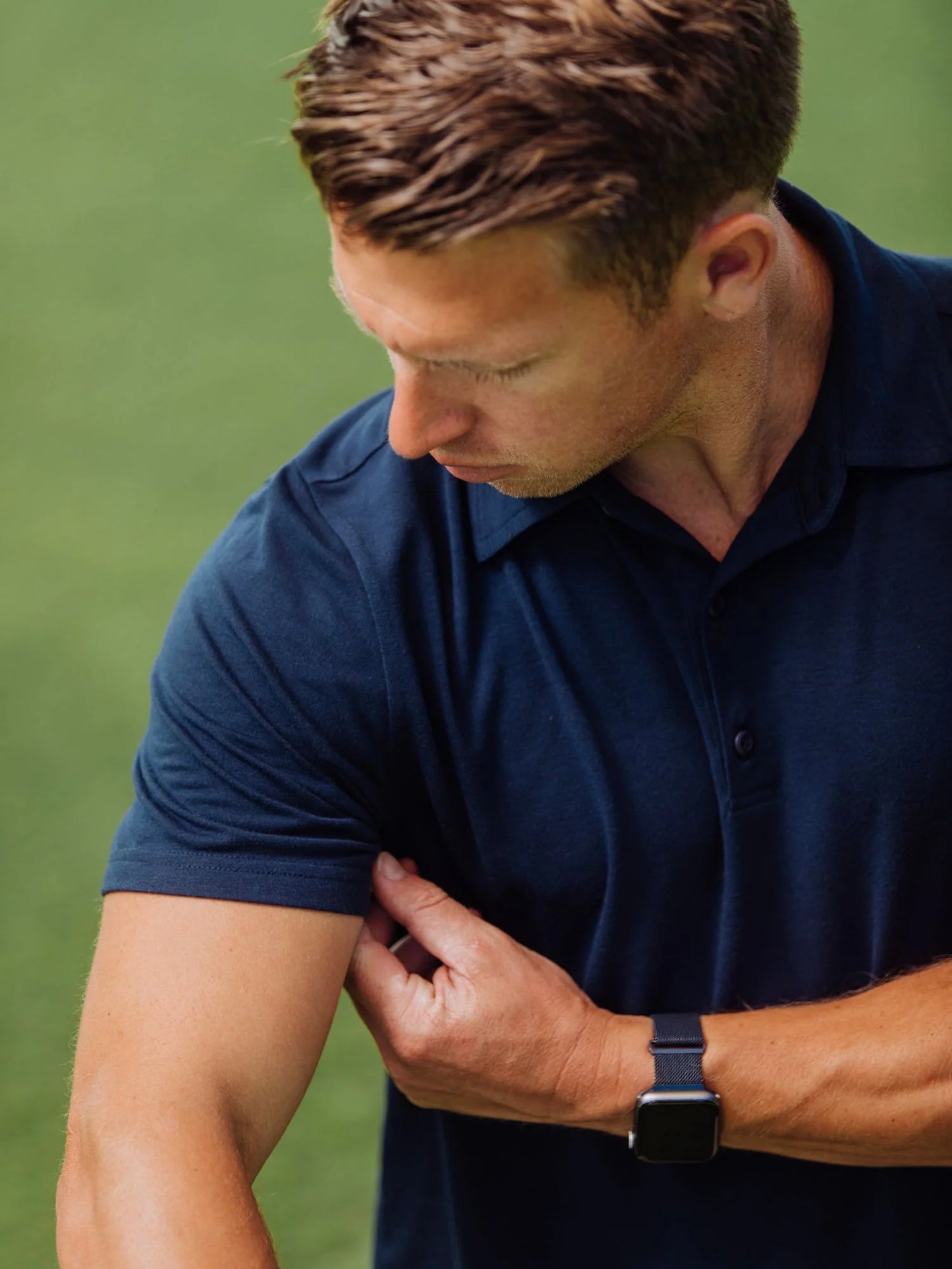 Navy Performance Cool Polo