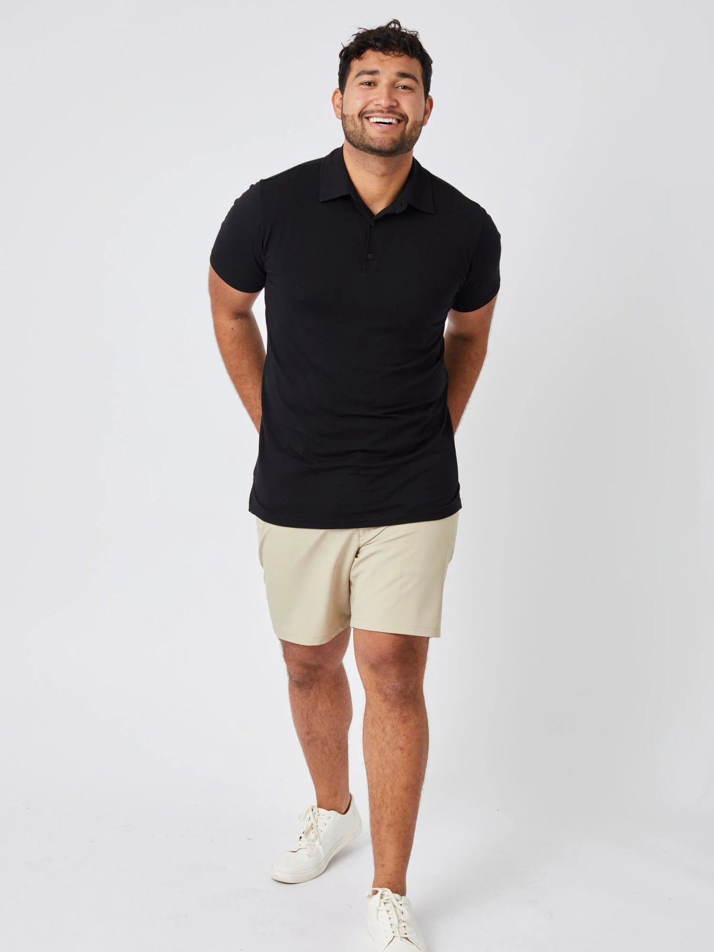 Black Performance Cool Polo