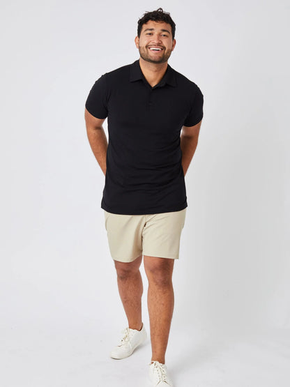 Black Performance Cool Polo