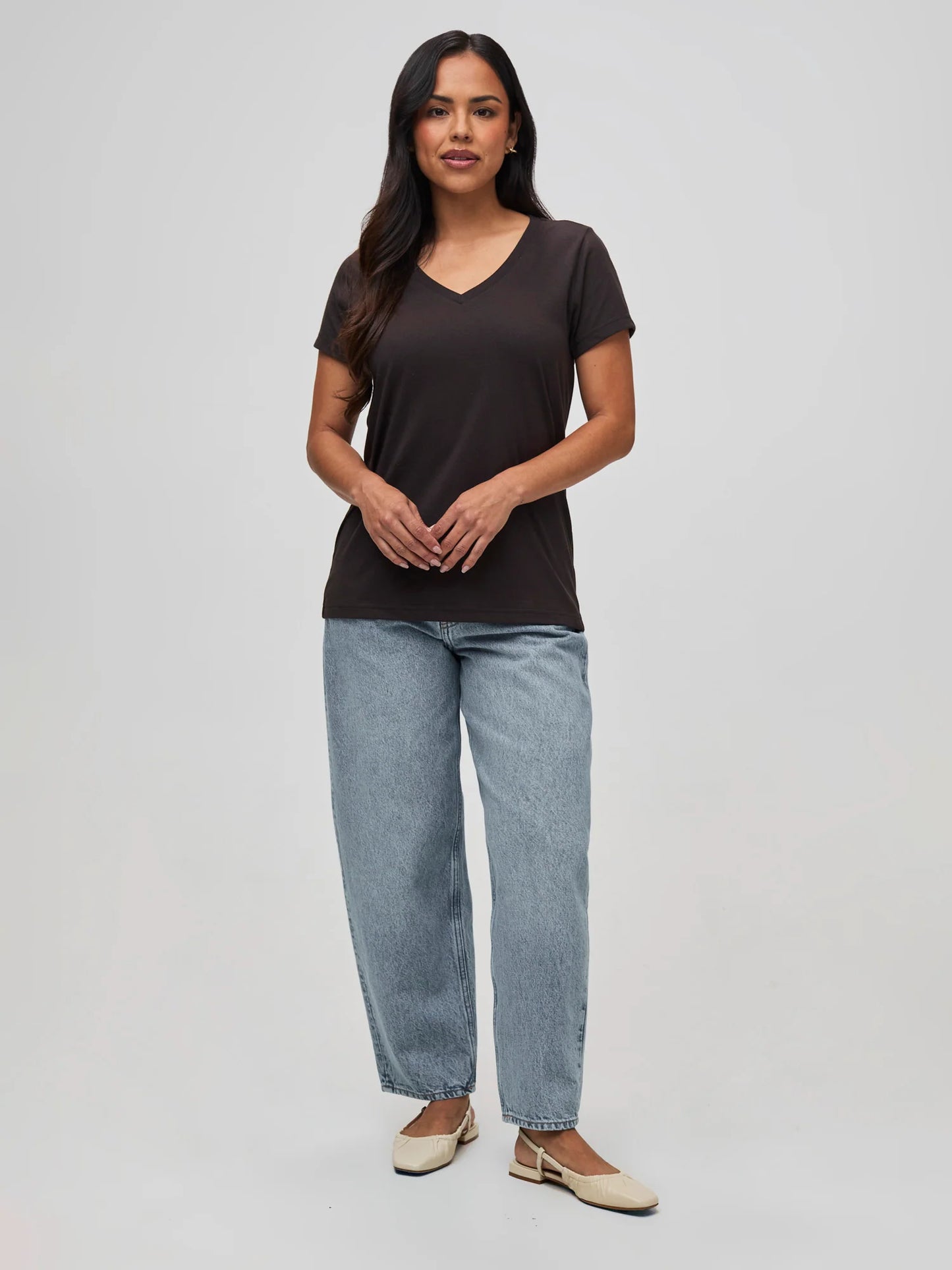 Espresso Everyday V-Neck Tee
