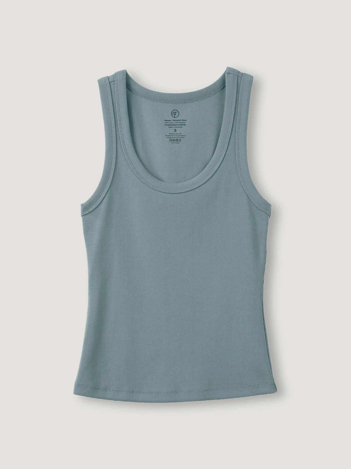 Harbor Mist Ribbed Tank