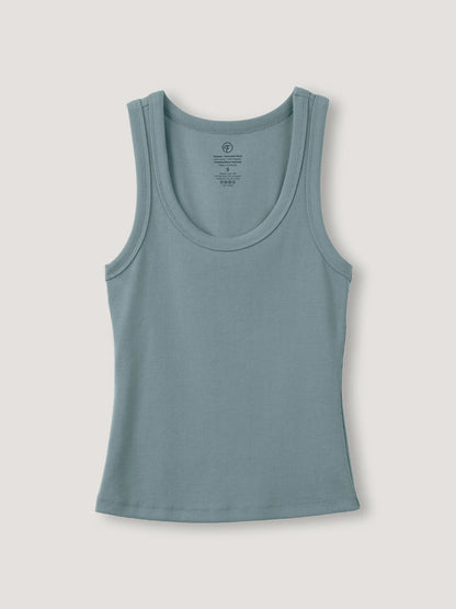 Harbor Mist Ribbed Tank