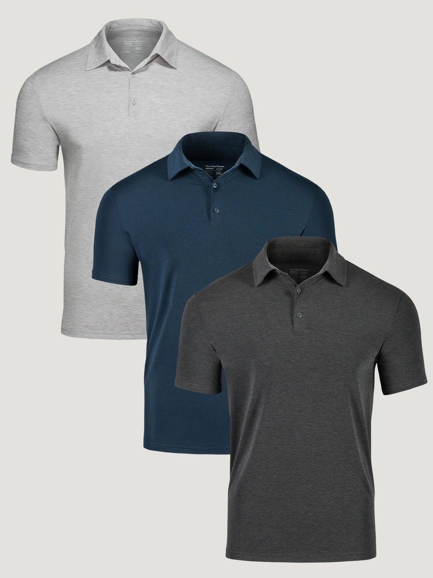 Active Essentials Performance Cool Polo 3-Pack