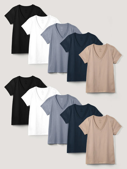 Women's V-Neck Best Sellers 10-Pack