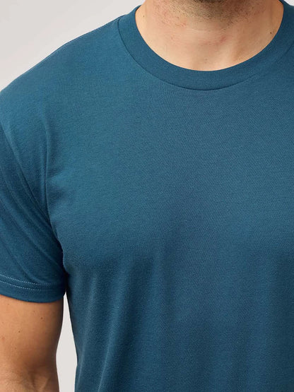 Sea Blue Crew Neck