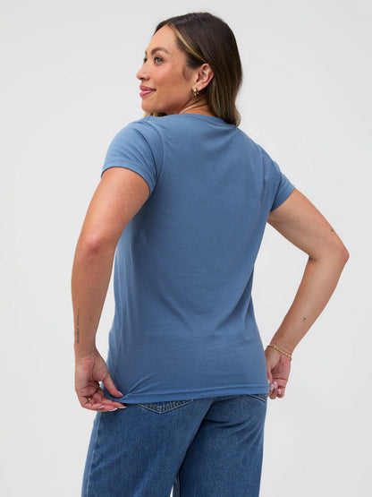 Monsoon Blue Everyday V-Neck Tee