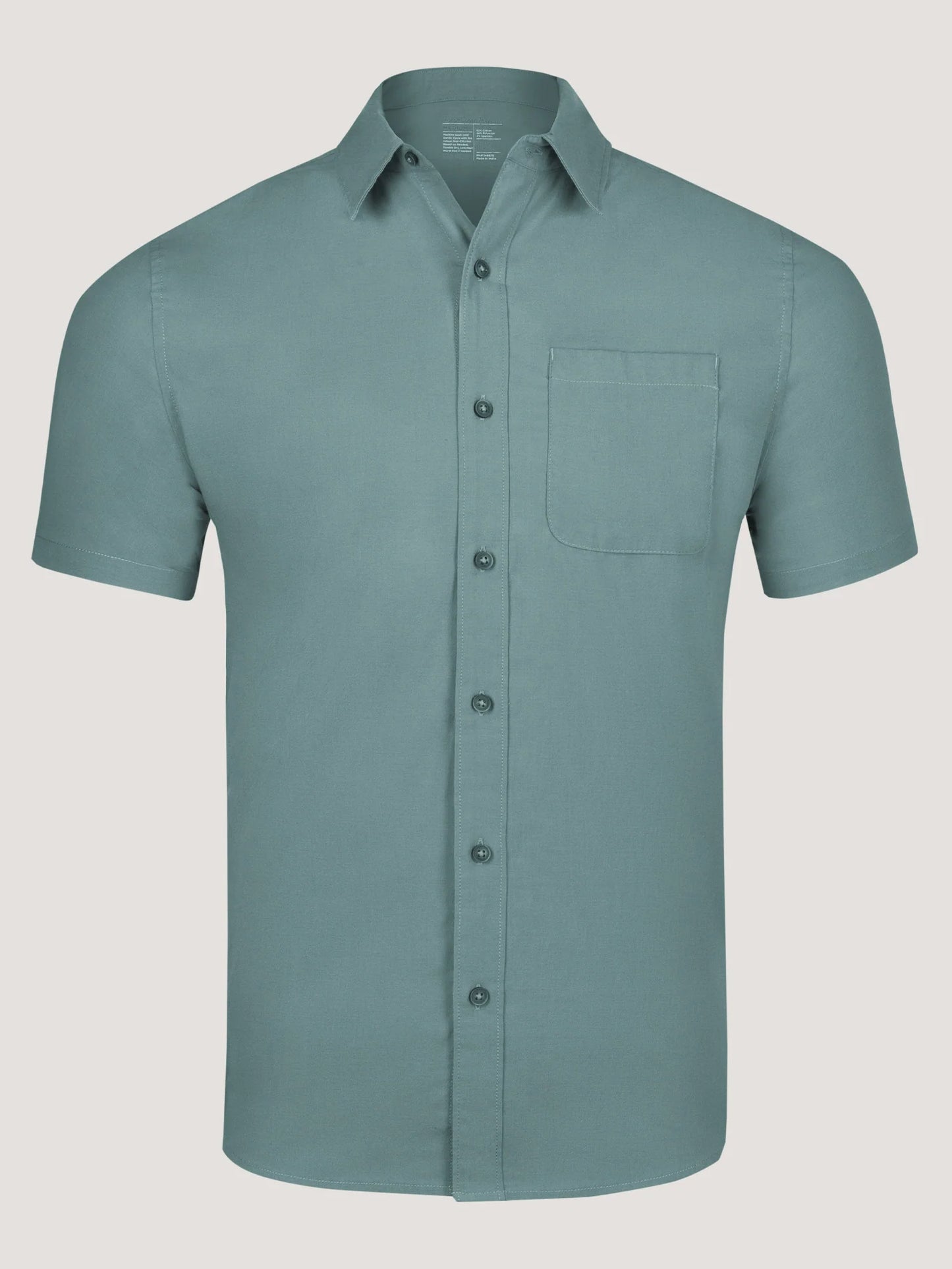 Sagebrush Short Sleeve Stretch Button Up