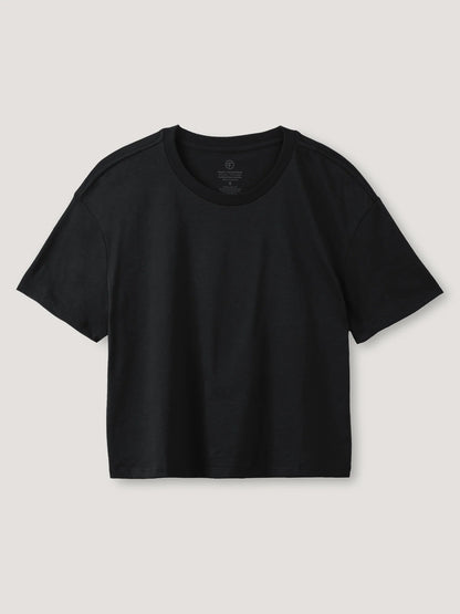 Black Boxy Tee