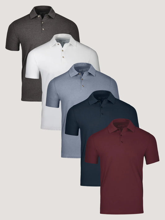 Winter Essentials Polo 5-Pack