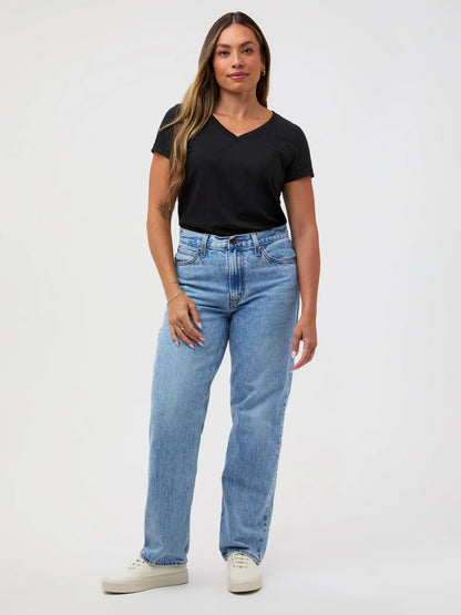 Black Everyday V-Neck Tee