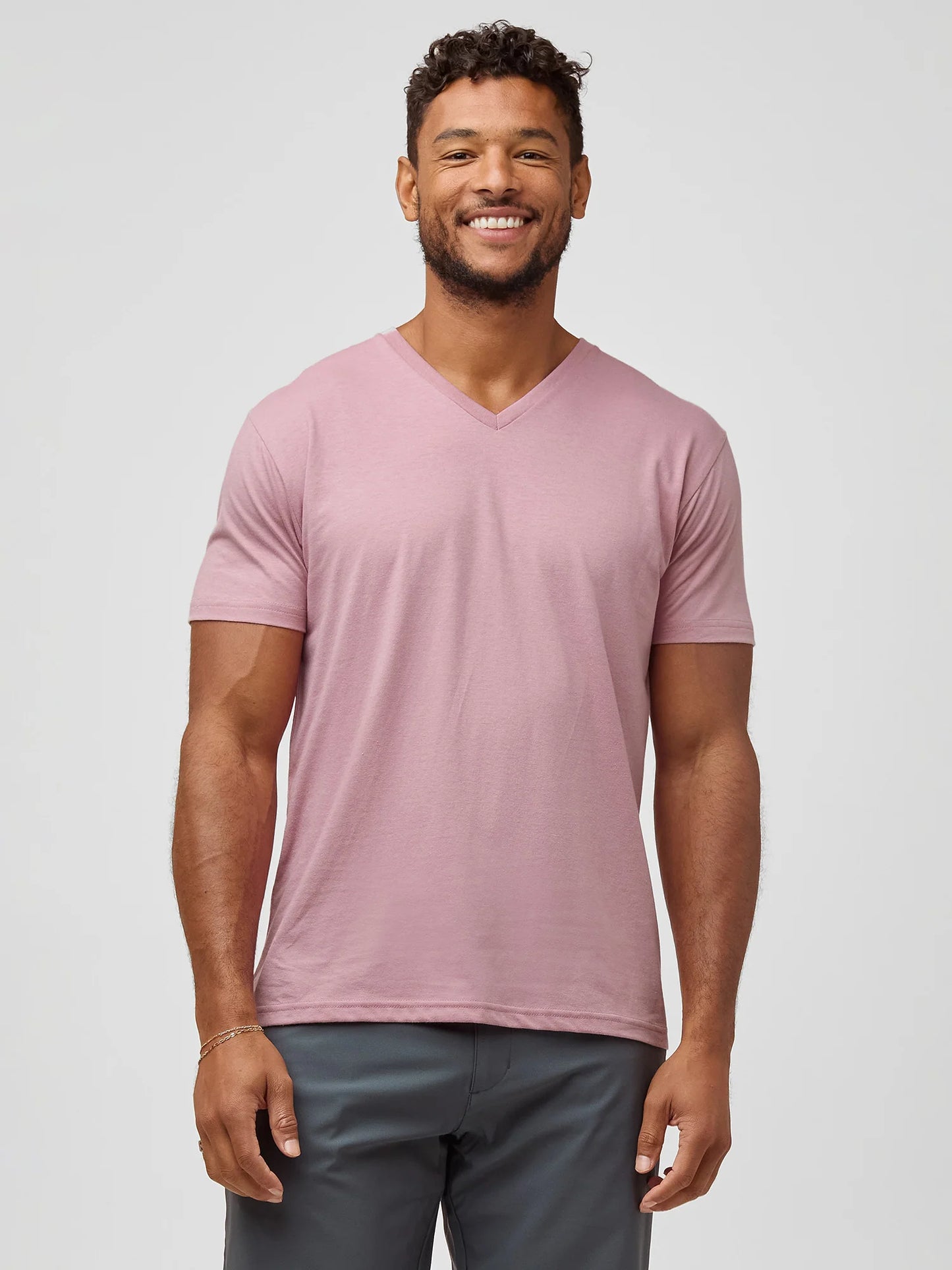 Chalk Pink V-Neck