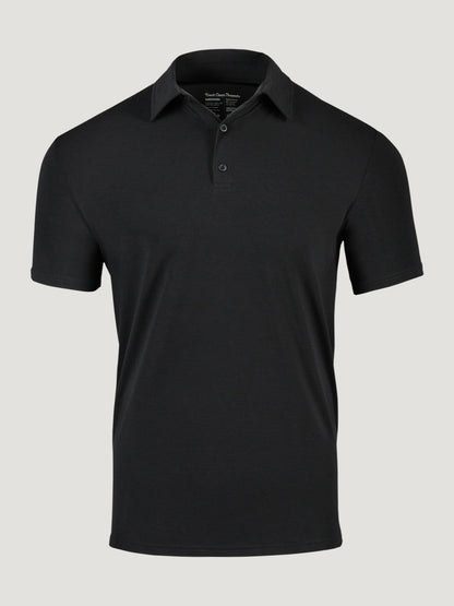 Black Performance Cool Polo