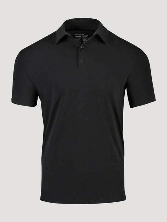 Black Performance Cool Polo